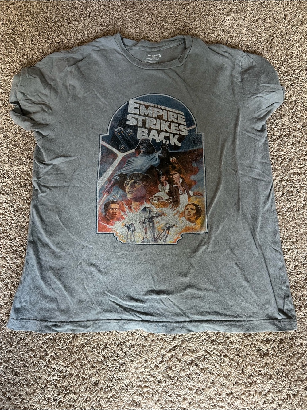Star Wars 'The Empire Strikes Back' Graphic Tee - Gray - Vintage